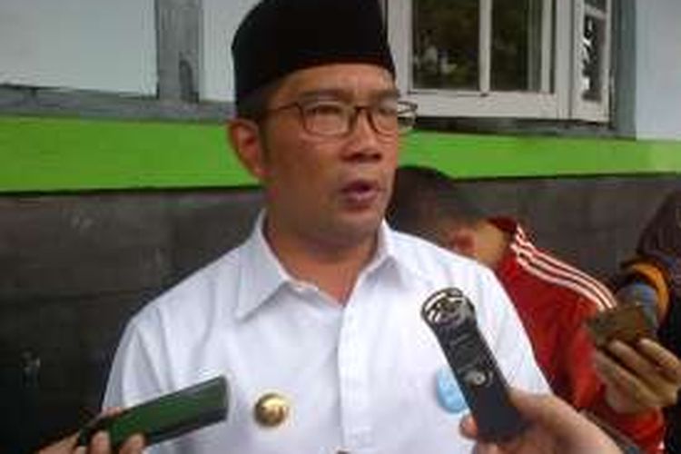 Wali Kota Bandung Ridwan Kamil saat ditemui di SMPN 1 Bandung, Jalan Ksatrian, Selasa (1/11/2016).