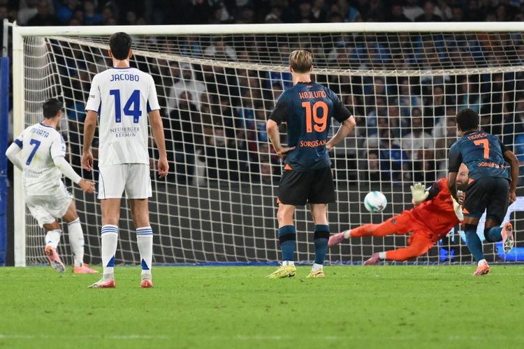 Hasil Napoli Vs Como 0-0: Penalti Morata Gagal, Tim Fabregas Petik 1 Poin