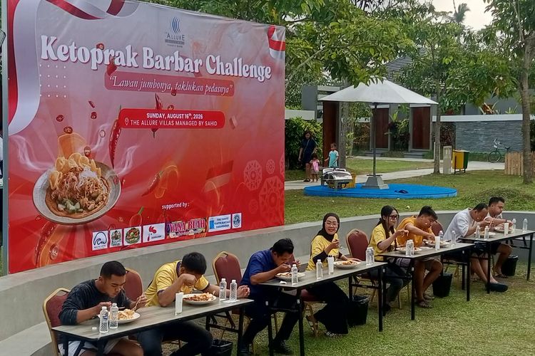 Bukan Ketoprak Biasa, 125 Porsi Jumbo Disiapkan untuk Lomba Tahan Pedas di Pangandaran