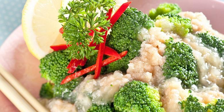 Brokoli Saus Kepiting.