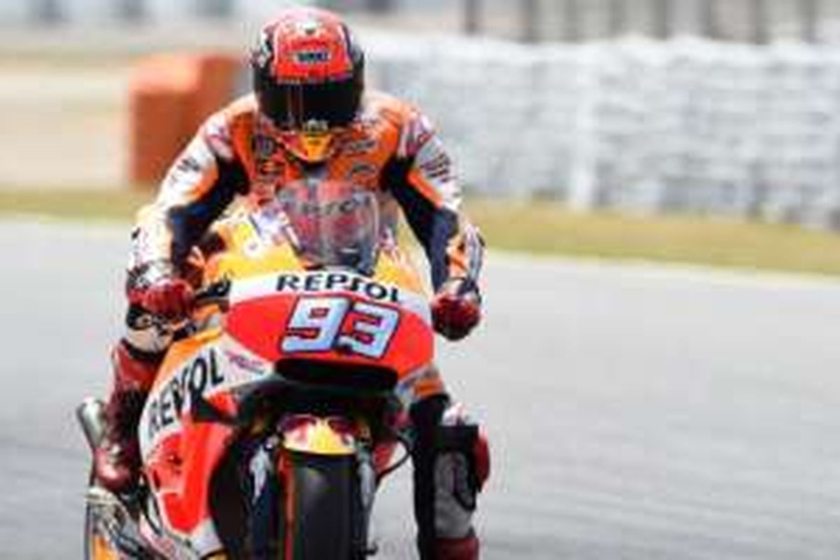 Pebalap Honda Marc Marquez.