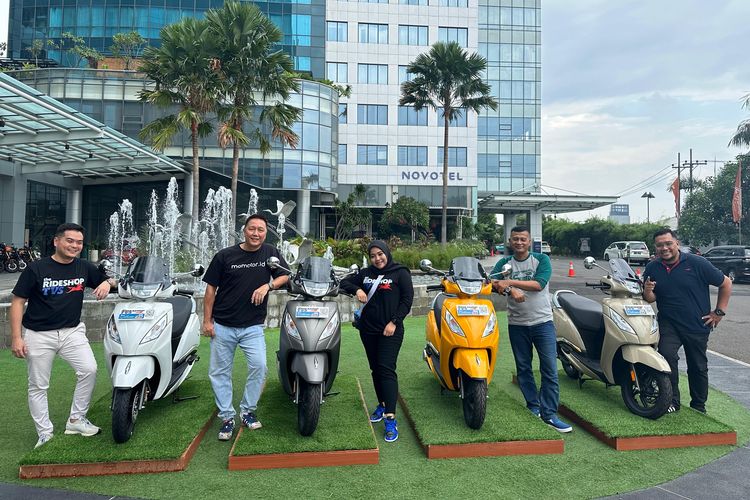 TVS Callisto 125 meluncur di Jawa Timur