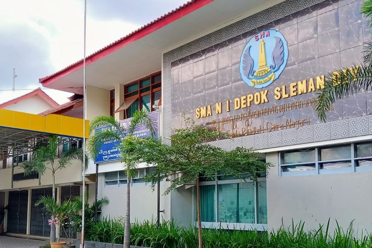 Salah satu sudut di SMAN 1 Depok Sleman DIY.