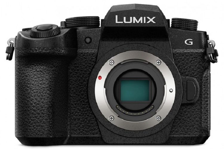 Tampak depan kamera Mirrorless Lumix G95 Pansonic