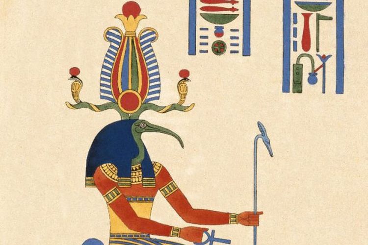 Thoth, dewa ilmu pengetahuan Mesir kuno. [Via History Hit]