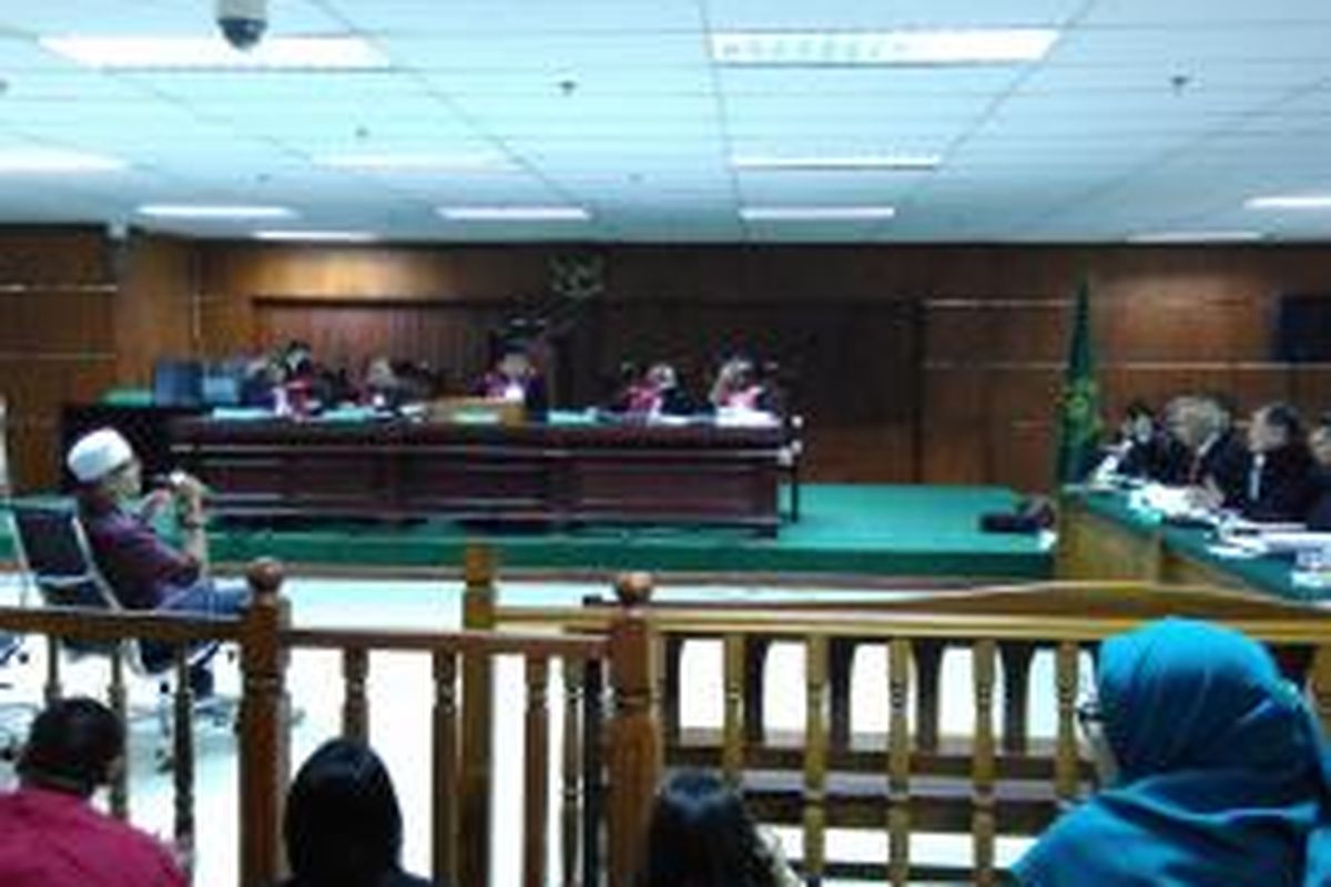 M Yagari Bhastara bersaksi dalam sidang perkara dengan terdakwa Otto Cornelis Kaligis di Pengadilan Tipikor, Jakarta, Senin (28/9/2015) malam.