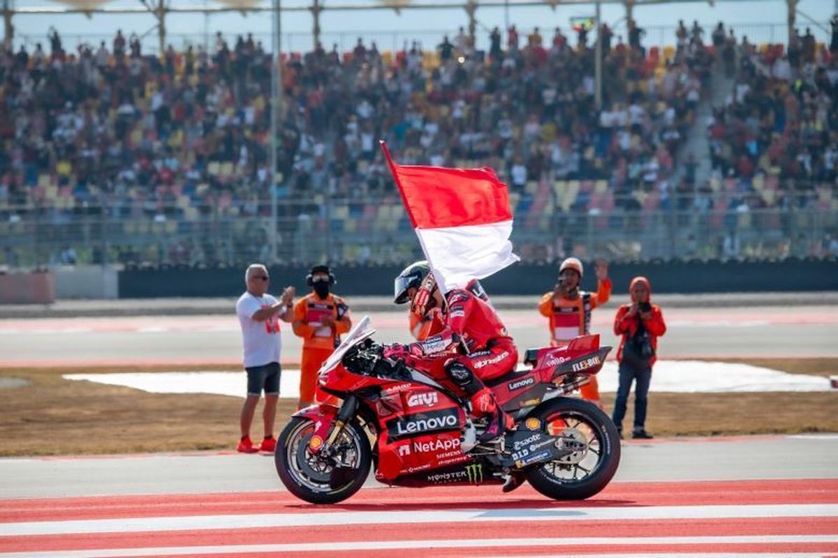 Pertamina Grand Prix of Indonesia (MotoGP) 2024 di Pertamina Mandalika International Circuit, Nusa Tenggara Barat mulai Jumat (27/9/2024) hingga Minggu (29/9/2024).