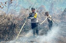 Kebakaran Lahan Gambut di Kepulauan Meranti Belum Kunjung Padam