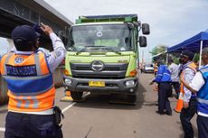 Puluhan Truk ODOL Terjaring Razia di Tol Jakarta-Cikampek