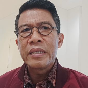 Ketua Komisi XI DPR RI Mukhamad Misbakhun usai menghadiri seminar keuangan Syariah di Jakarta, Selasa (5/8/2025).