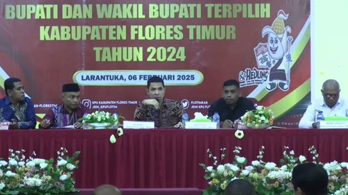 Gugatan Lukman dan Zakarias Kandas di MK, Antonius-Ignas Ditetapkan sebagai Bupati dan Wakil Bupati Terpilih Flores Timur