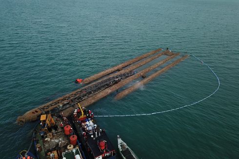 Cegah Laut Tercemar, Lokasi Kapal Timah yang Karam di Babel Diblokade