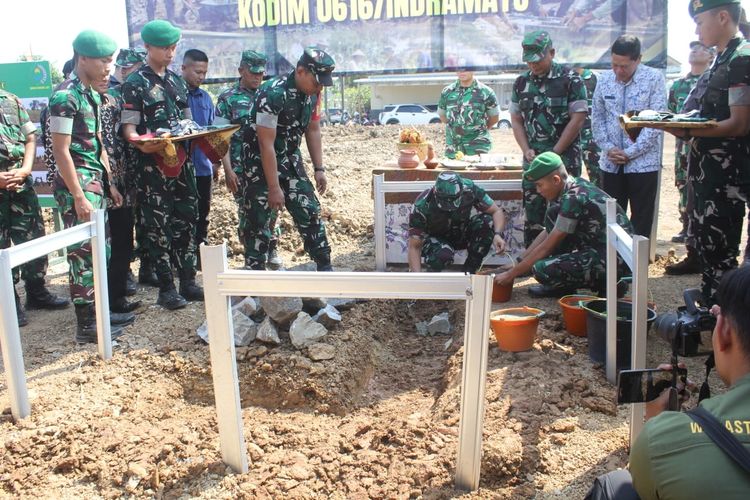 Bangun Koramil Baru di Cikedung Indramayu, TNI: Untuk Perkuat Layanan Keamanan