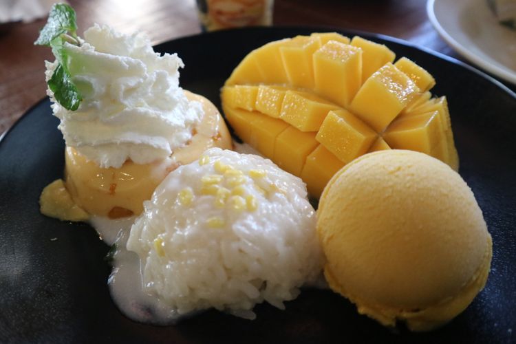 Mango Tango Sticky Rice di Chiang Mai, Thailand.