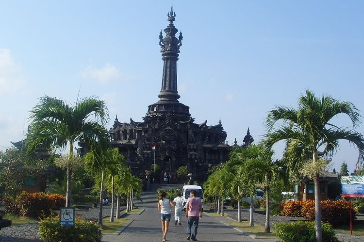 Ilustrasi Monumen Bajra Sandhi di Denpasar, Bali.