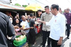 Cek Harga di Pasar Pata Kalteng, Jokowi: Harga Sama, Malah di Sini Lebih Murah