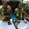 2 Senjata Api Laras Panjang dan Pistol Ditemukan Dalam Rumah Kosong