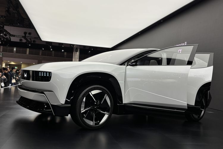 Honda 0 SUVk calon SUV listrik tipe C yang bakal fokus jualan di pasar AS, Eropa, dan Asia.