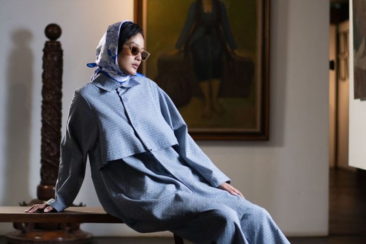 Salah satu busana dari brand KLE karya Kleting Titis Wigati.