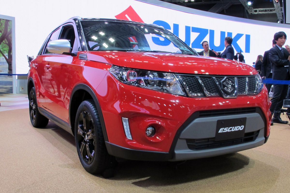 SUV menengah andalan Suzui, Escudo dipamerkan di TMS 2017, di beberapa negara model ini bernama Vitara.