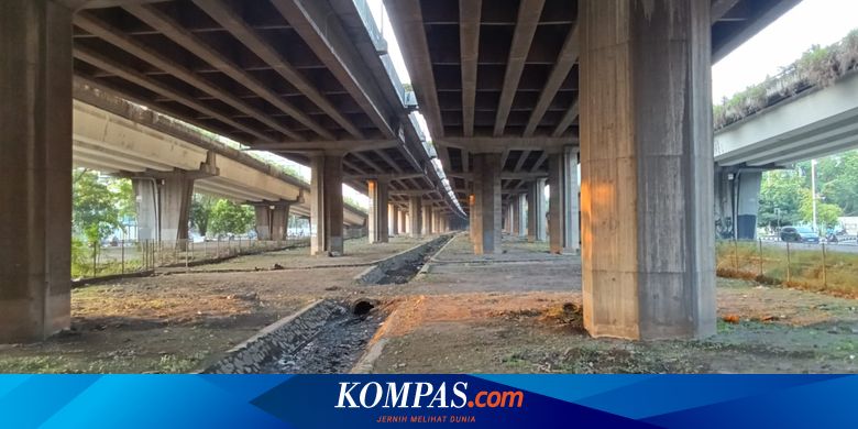 Kolong Flyover Rawa Buaya yang Akan Disulap Jadi Ruang Publik Terbuka