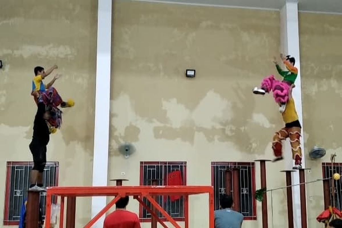 Grup Barongsai Boen Bio mulai fokus latihan menyambut Tahun Baru Imlek 2576 Kongzili yang jatuh pada 29 Januari 2025