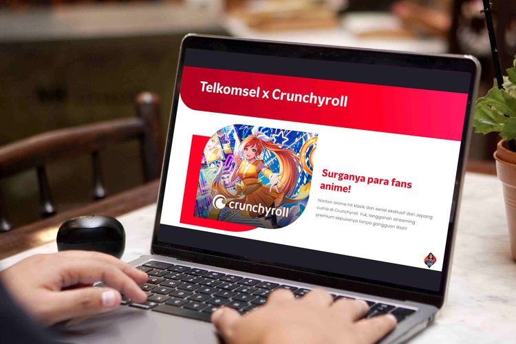 Telkomsel dan Crunchyroll permudah akses ke konten anime terpopuler dengan dukungan konektivitas broadband terdepan dan terluas. Paket Crunchyroll Fan dan Paket Crunchyroll Mega Fan kini tersedia di MyTelkomsel mulai dari Rp36 ribu dan Kuota MAXstream hingga 5 GB.