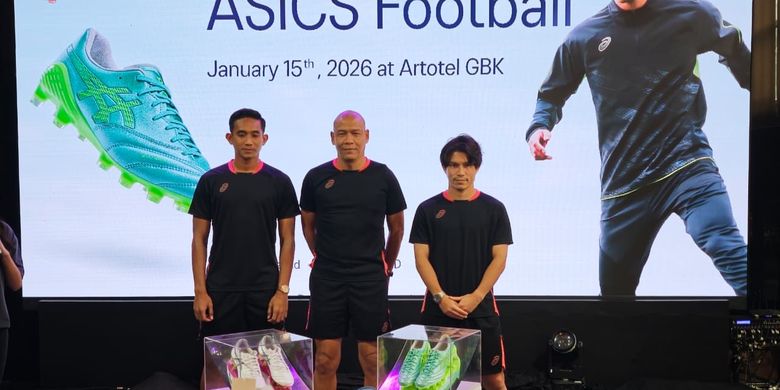ASICS Indonesia menjadikan Rizky Ridho, Ryo Matsumura, dan Nova Arianto sebagai ASICS Athletes