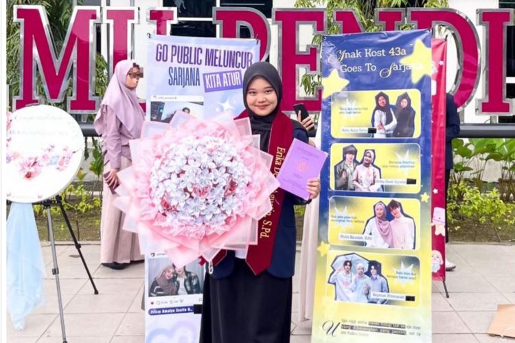 Erika Lulus S1 Tanpa Skripsi Berkat Inovasi Belajar Matematika lewat Tari Kembang Kahyangan