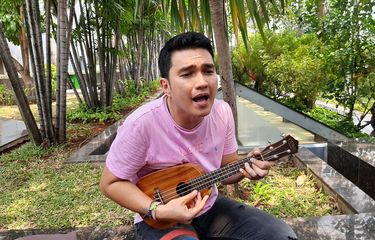 Artis Aldi Taher di Jalan Kapten Tendean, Jakarta Selatan, Rabu (20/9/2023)