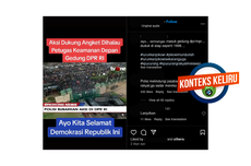 INFOGRAFIK: Beredar Video Hoaks Aksi Demo Pendukung Hak Angket Dibubarkan Aparat