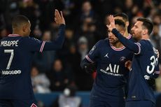 Babak I PSG Vs Lorient 2-0: Trio Messi, Neymar, Mbappe Buka Jalan