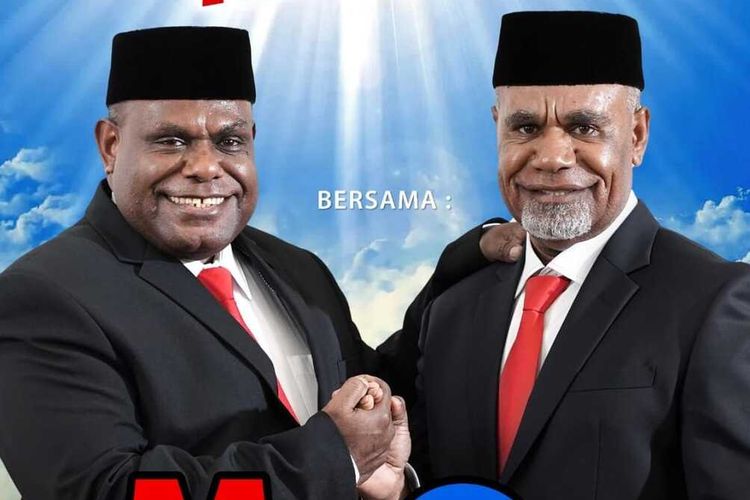 Meki-Deinas Ditetapkan sebagai Gubernur dan Wakil Gubernur Terpilih Papua Tengah