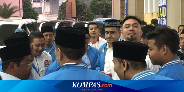 Eks Bendum Demokrat Nazaruddin Hadiri Acara Relawan Pendukung Prabowo-Gibran