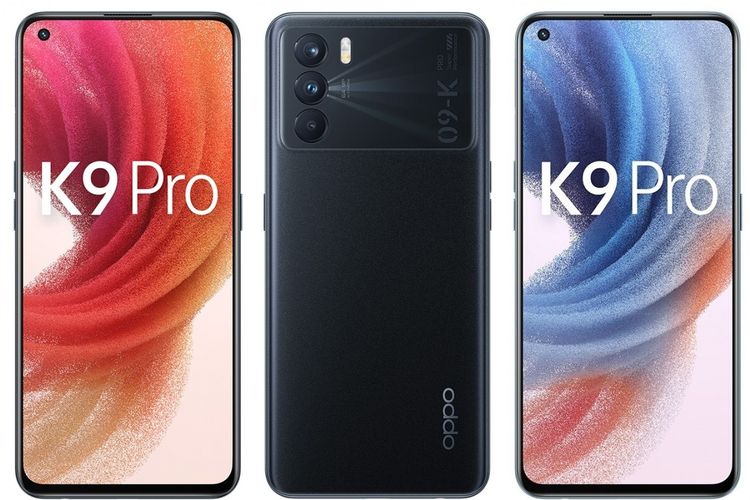 Tampang Oppo K9 Pro yang akan segera meluncur di China.