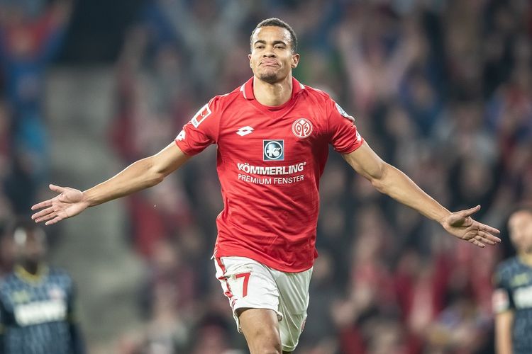 Penyerang Mainz 05, Robin Quaison.