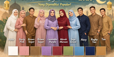 10 Tren Warna Baju Lebaran 2026 yang Diprediksi Populer: dari Putih Timeless hingga Sage Green Elegan