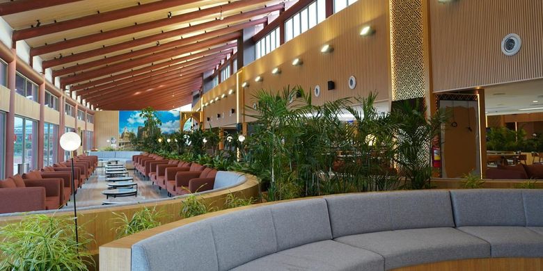Salah satu bagian yang ada di Terminal Khusus Haji dan Umrah 2F Bandara Soekarno-Hatta.