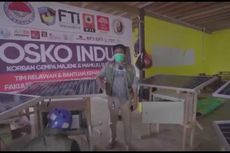 FTI UMI Rakit Pembangkit Tenaga Surya untuk Penerangan 300 Tenda Pengungsi Gempa Sulbar