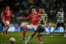 Transfer ke Man United Terganjal, Bruno Fernandes Tampil Penuh Lawan Benfica