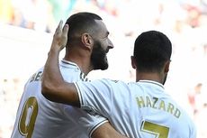 Real Madrid Vs Eibar, Zidane Garansi Tempat Inti untuk Benzema dan Hazard