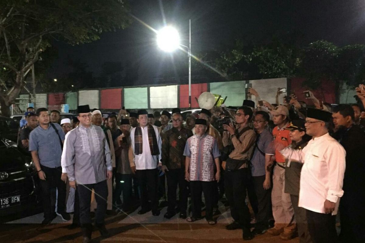 Gubernur DKI Jakarta, Anies Baswedan di Jalan KS Tubun, Jakarta Barat, Selasa (4/6/2019).