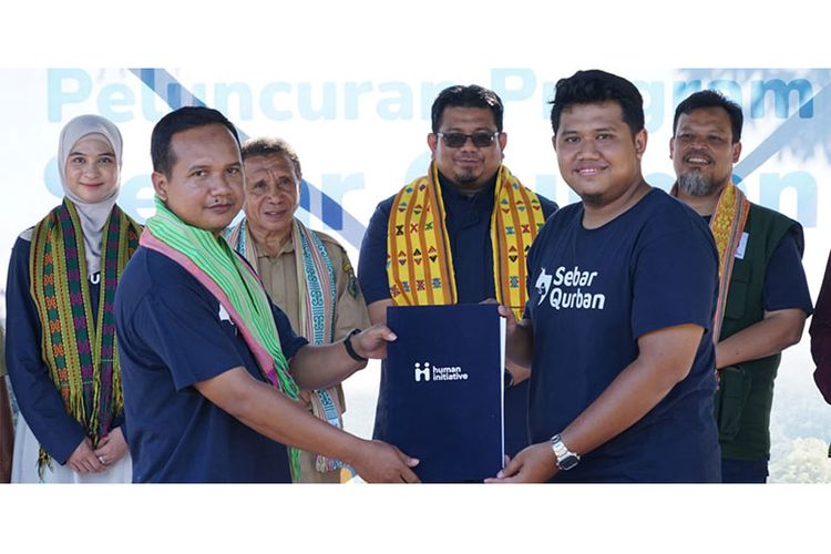HI meluncurkan program sebar kurban di pedalaman Pulau Timor, Nusa Tenggara Timur (NTT), Senin (29/4/2024). 