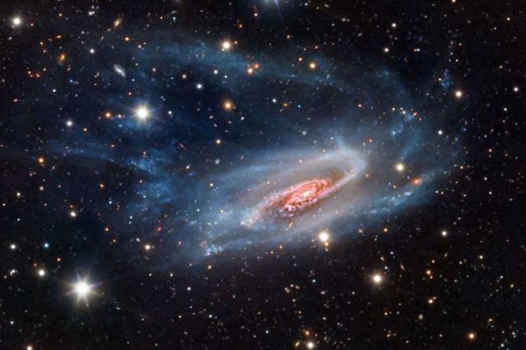 Foto galaksi Bernard Miller NGC 3981.