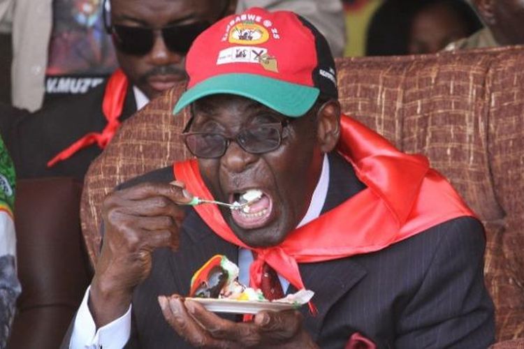 Presiden Zimbabwe Robert Mugabe 