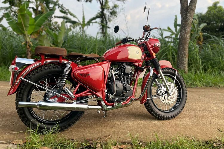 Modifikasi Yamaha Scorpio 225 bergaya klasik