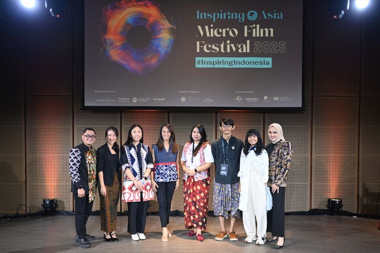 Deretan pemenang Inspiring Asia Micro Film Festival 2025.