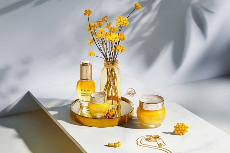 Produk terbaru LOccitane yang menggunakan bunga Immortelle