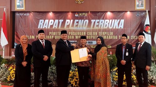 Ngesti-Arifah Ditetapkan Bupati-Wakil Bupati Semarang, Bentuk Tim Transisi Pemerintahan
