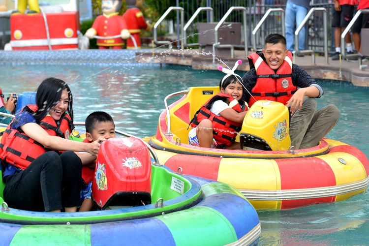 wahana perang air di Kids Fun Park Yogyakarta